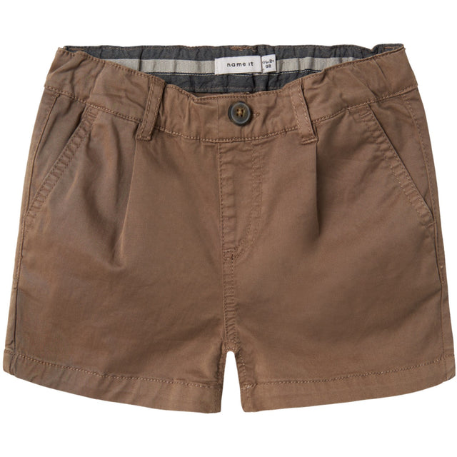 Name It Walnut Ryan Jog Twill Shorts