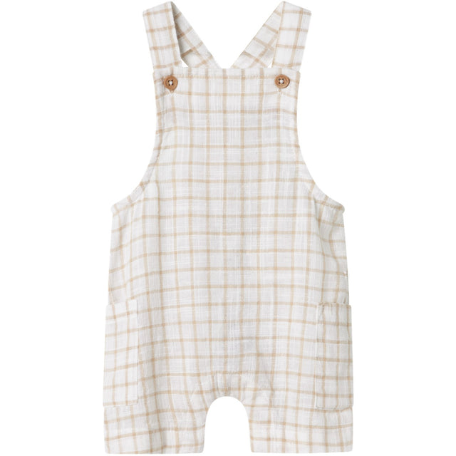 Name It Bright White Halom Kort Overall