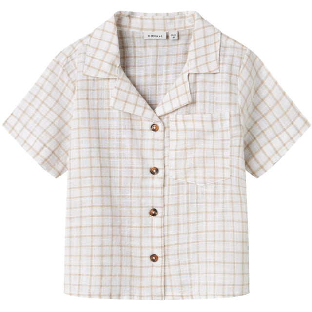 Name It Bright White Halom Regular Skjorte