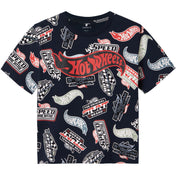 Name It Navy Blazer Ary Hot Wheels Regular T-Shirt