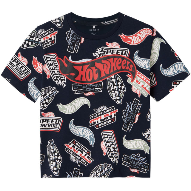 Name It Navy Blazer Ary Hot Wheels Regular T-Shirt