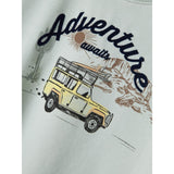 Name It Aqua Gray Hako Regular Bluse