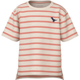 Name It Whitecap Gray Paprika Voby Regular T-Shirt