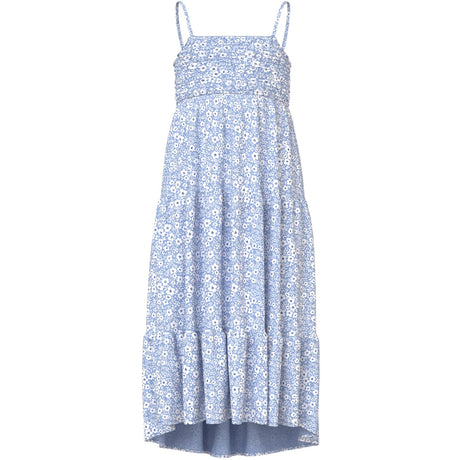 Name It Serenity White Flower Vinaya Strop Maxi Kjole