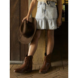 Name It Light Blue Denim Nynne Kort Denim Nederdel