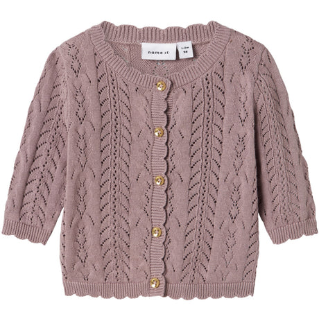 Name It Purple Dove Jollie Strik Cardigan