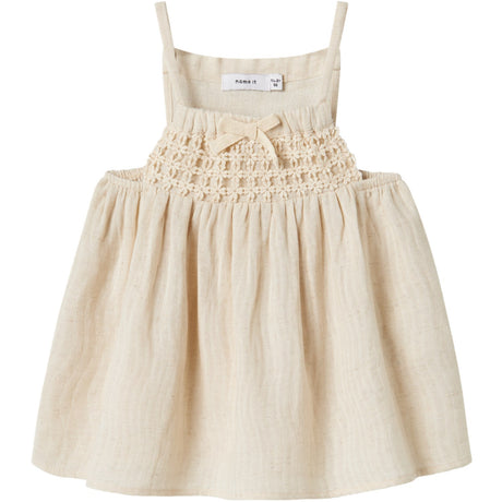 Name It Bleached Sand Jatti Strop Top