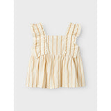 Name It Bleached Sand Cloud Dancer Herdon Cap Top