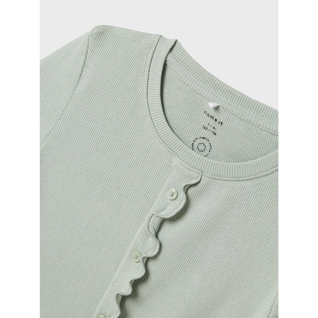 Name It Aqua Gray Holimse Kort T-Shirt