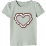 Name It Aqua Gray Jamaria T-Shirt