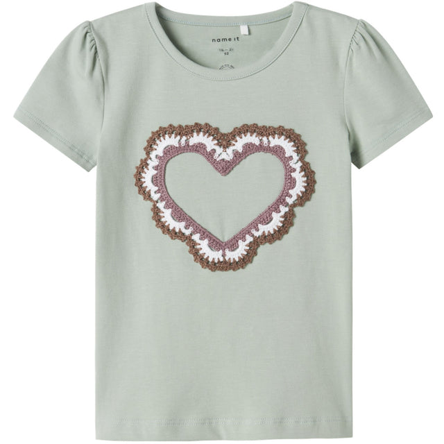 Name It Aqua Gray Jamaria T-Shirt