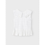 Name It Bright White Holo Kort Top