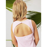 Name It Cameo Pink Jalgos Maxi Tank Kjole