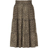Name It Black Leopard AOP Vinaya Long Wide Nederdel