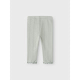 Name It Aqua Gray Jsilke Leggings