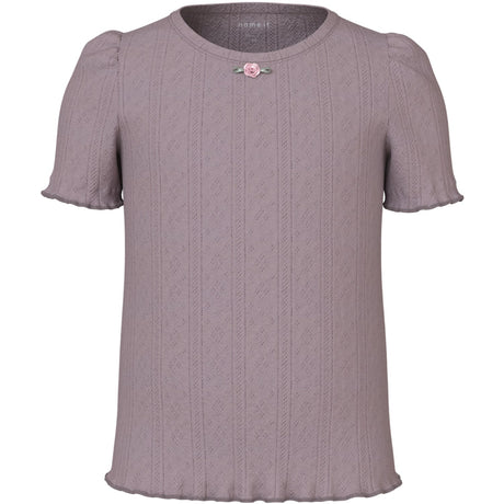 Name It Purple Dove Jsilke Slim T-Shirt