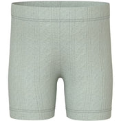 Name It Aqua Gray Jsilke Slim Biker Shorts