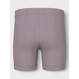 Name It Purple Dove Jsilke Slim Biker Shorts