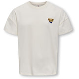 kids ONLY Cloud Dancer Teddy Blue Glitter Rosita Oversize T-Shirt