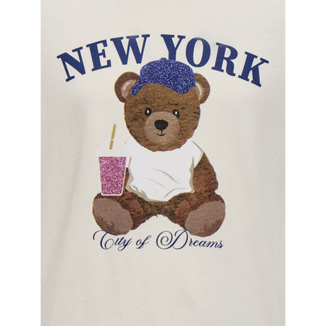 kids ONLY Cloud Dancer New York Rosa Regular T-Shirt