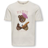 kids ONLY Cloud Dancer Paris Rosa Regular T-Shirt