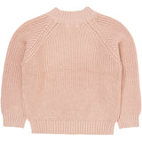 COPENHAGEN COLORS Dusty Rose Strikket Classic Rib Bluse