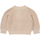 COPENHAGEN COLORS Beige Strikket Classic Rib Cardigan