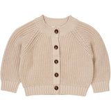 COPENHAGEN COLORS Beige Strikket Classic Rib Cardigan