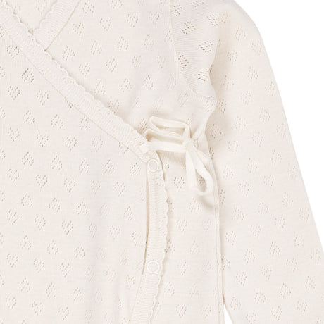 COPENHAGEN COLORS Cream Pointelle Cross-Over Heldragt