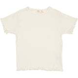 COPENHAGEN COLORS Cream Summer Pointelle T-Shirt