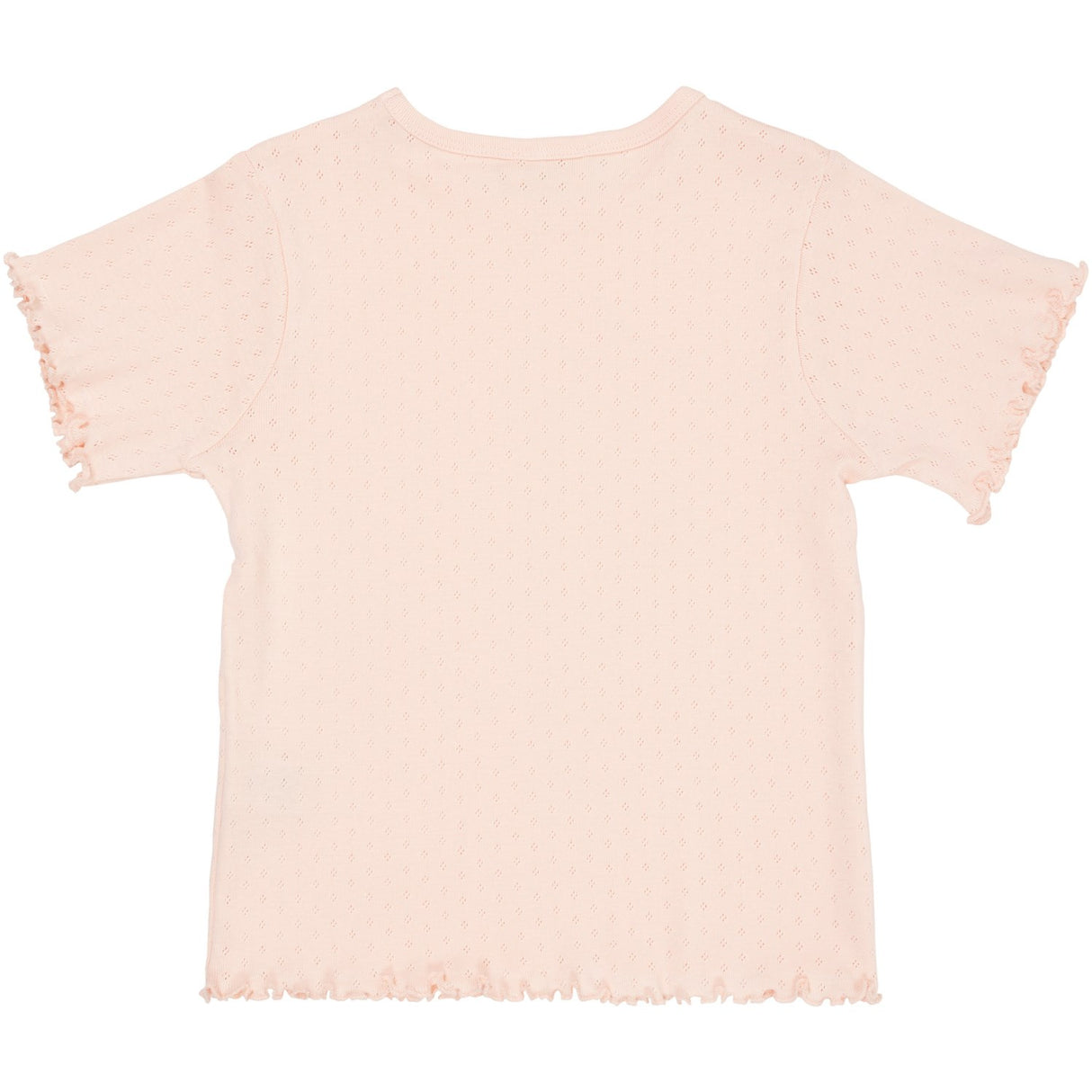 COPENHAGEN COLORS Dusty Rose Summer Pointelle T-Shirt
