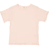 COPENHAGEN COLORS Dusty Rose Summer Pointelle T-Shirt