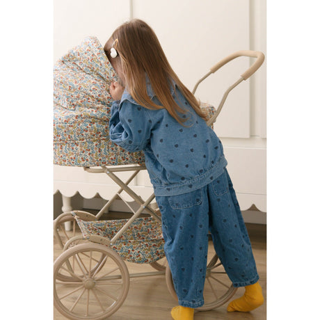 Fliink Light Denim Blue Donna Denim Bomber Jakke