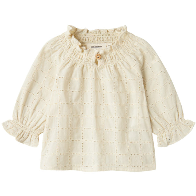 Lil'Atelier Turtledove Binda Loose Skjorte