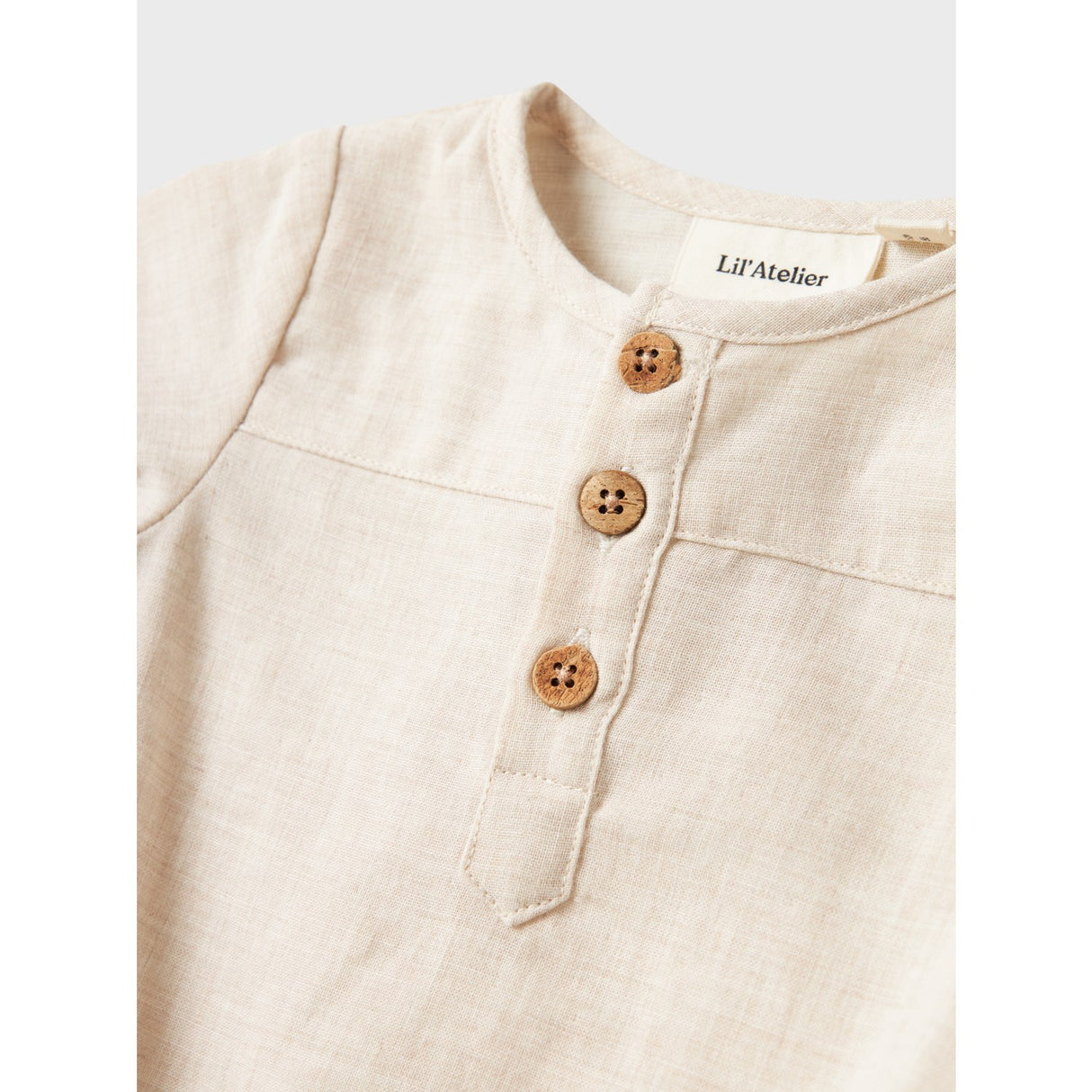 Lil'Atelier Turtledove Tarou Loose Body Skjorte