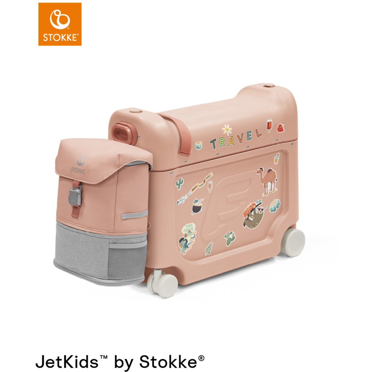 Stokke® JetKids™ Travel Bundle Coral Pink