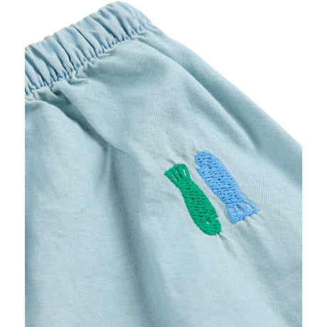 Bobo Choses Lys Blue Lucky Fish Embroidery Bloomer