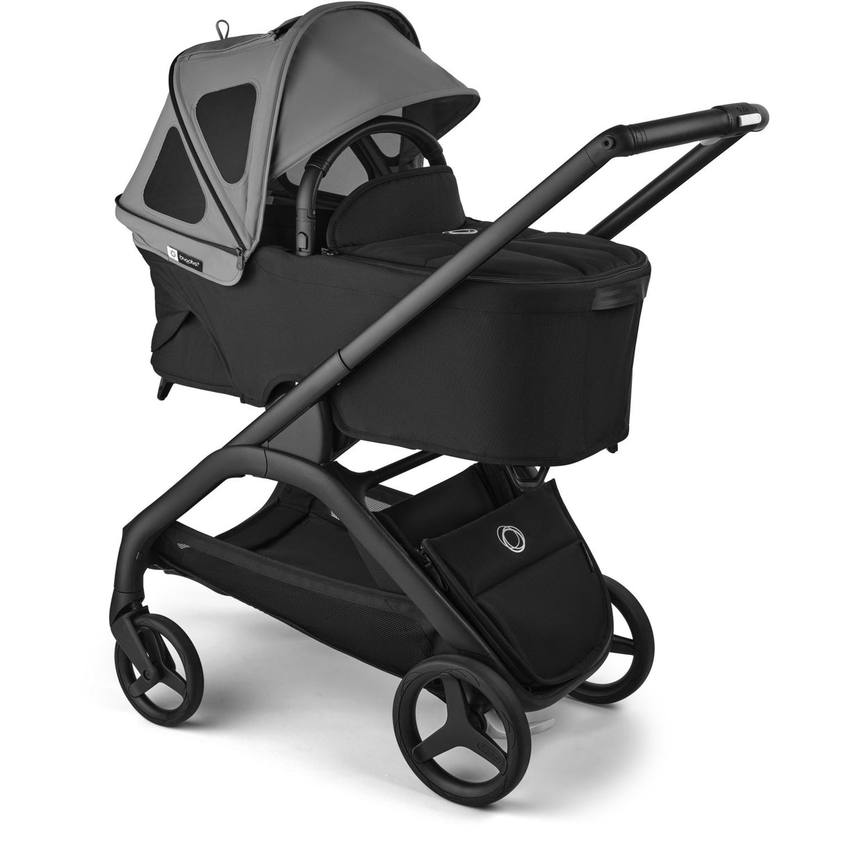 Bugaboo Dragonfly Breezy Sun Canopy Moon Grey