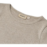 Wheat Gravel Melange Bluse Ida