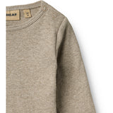 Wheat Gravel Melange Rib Body L/S Spencer