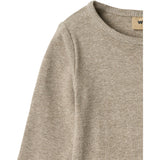 Wheat Gravel Melange Rib Body L/S Spencer