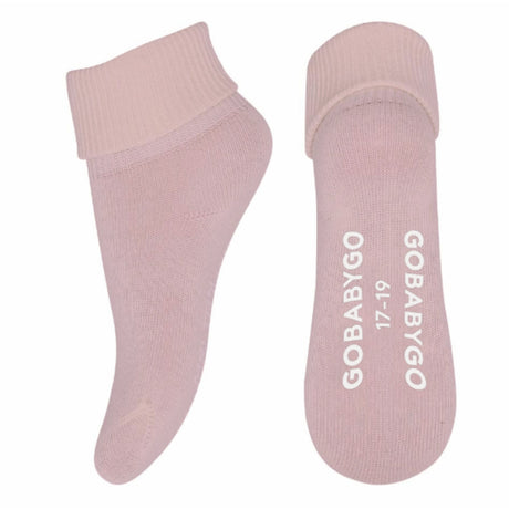 Gobabygo Alt Rosa Non Slip Strømper Organic Bomuld