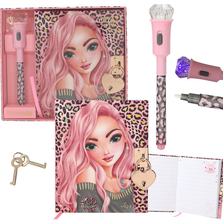 TOPModel Dagbog Med Hemmelig Pen