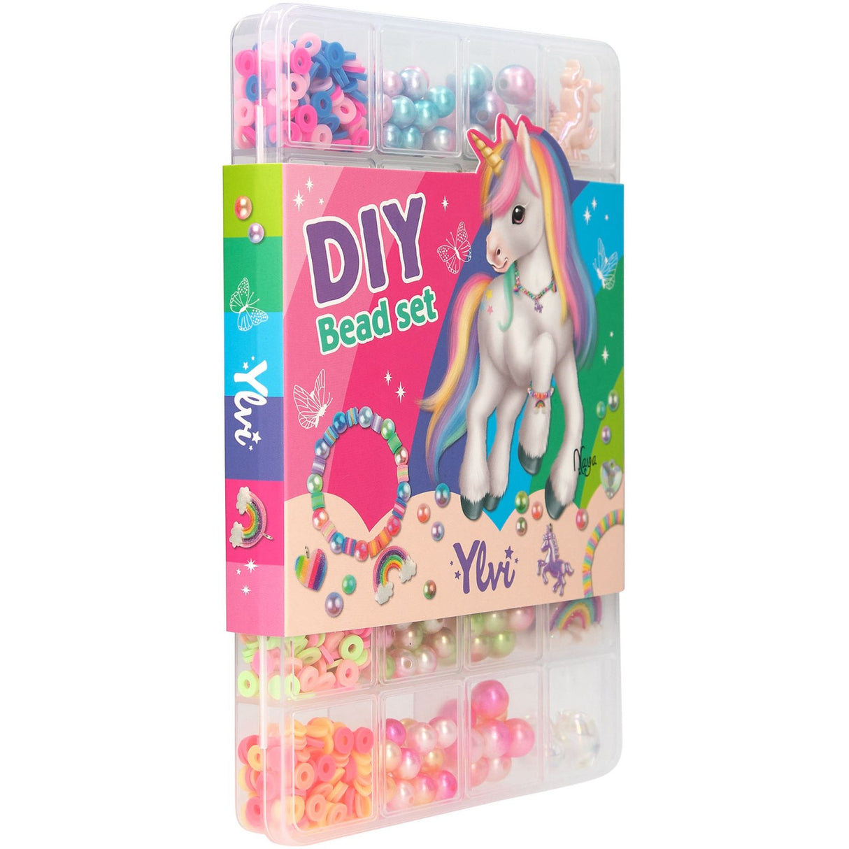 Ylvi DIY Rainbow Perler Sæt