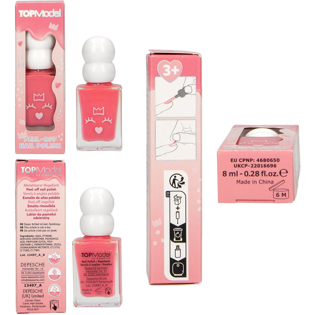 TOPModel Beauty And Me Neglelak Pink