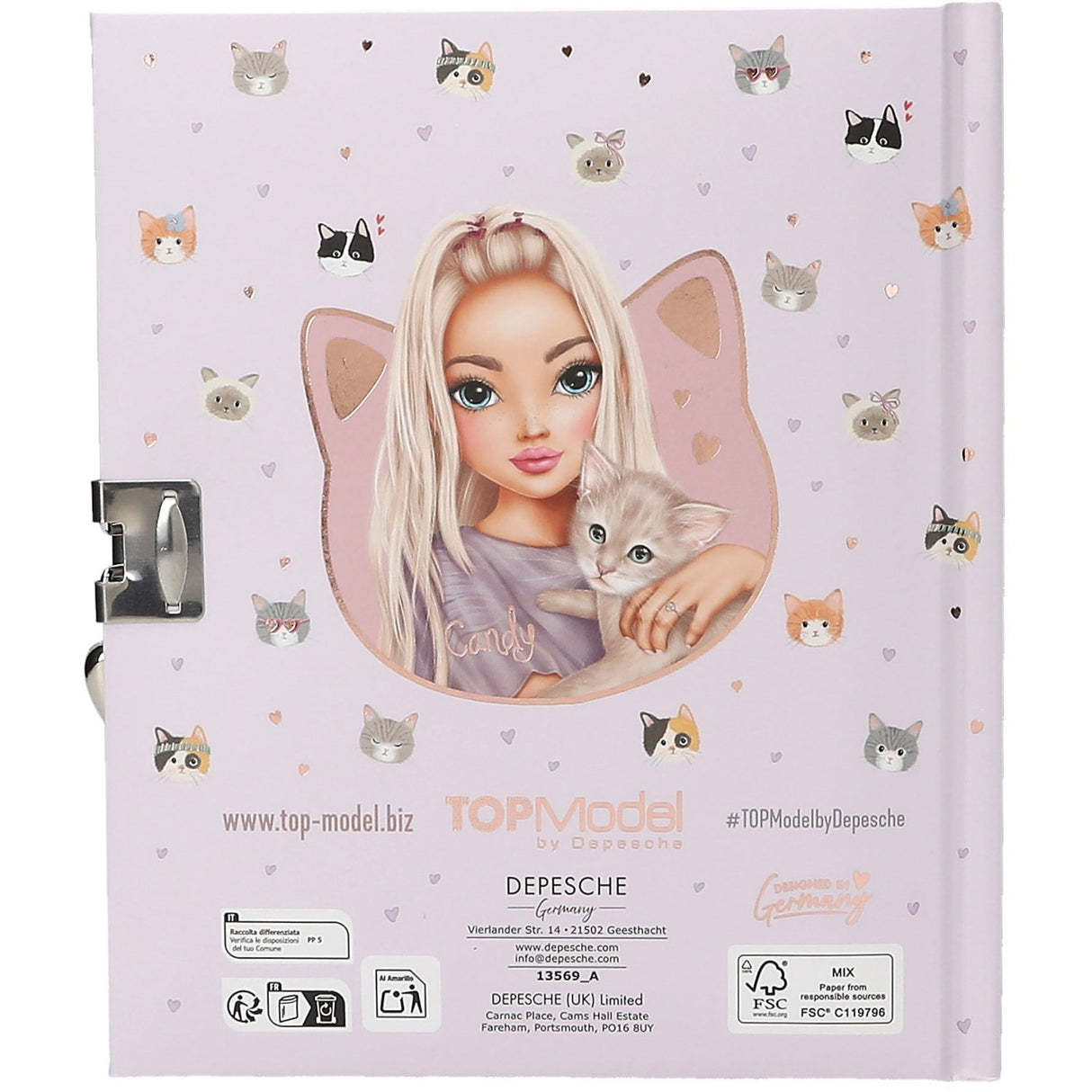 TOPModel Kitty And Doggo Kitty Dagbog