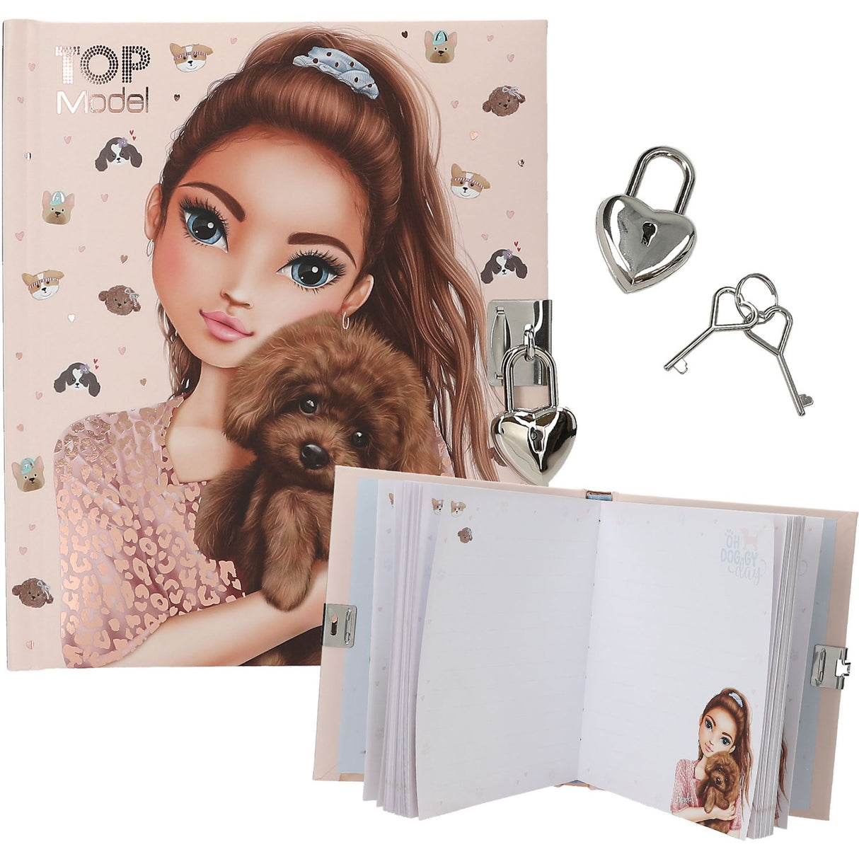 TOPModel Kitty And Doggo Doggy Dagbog