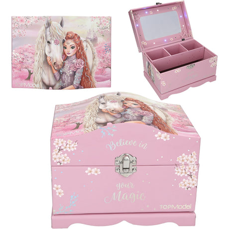 TOPModel Viva Violet Smykkeskrin Med Lys