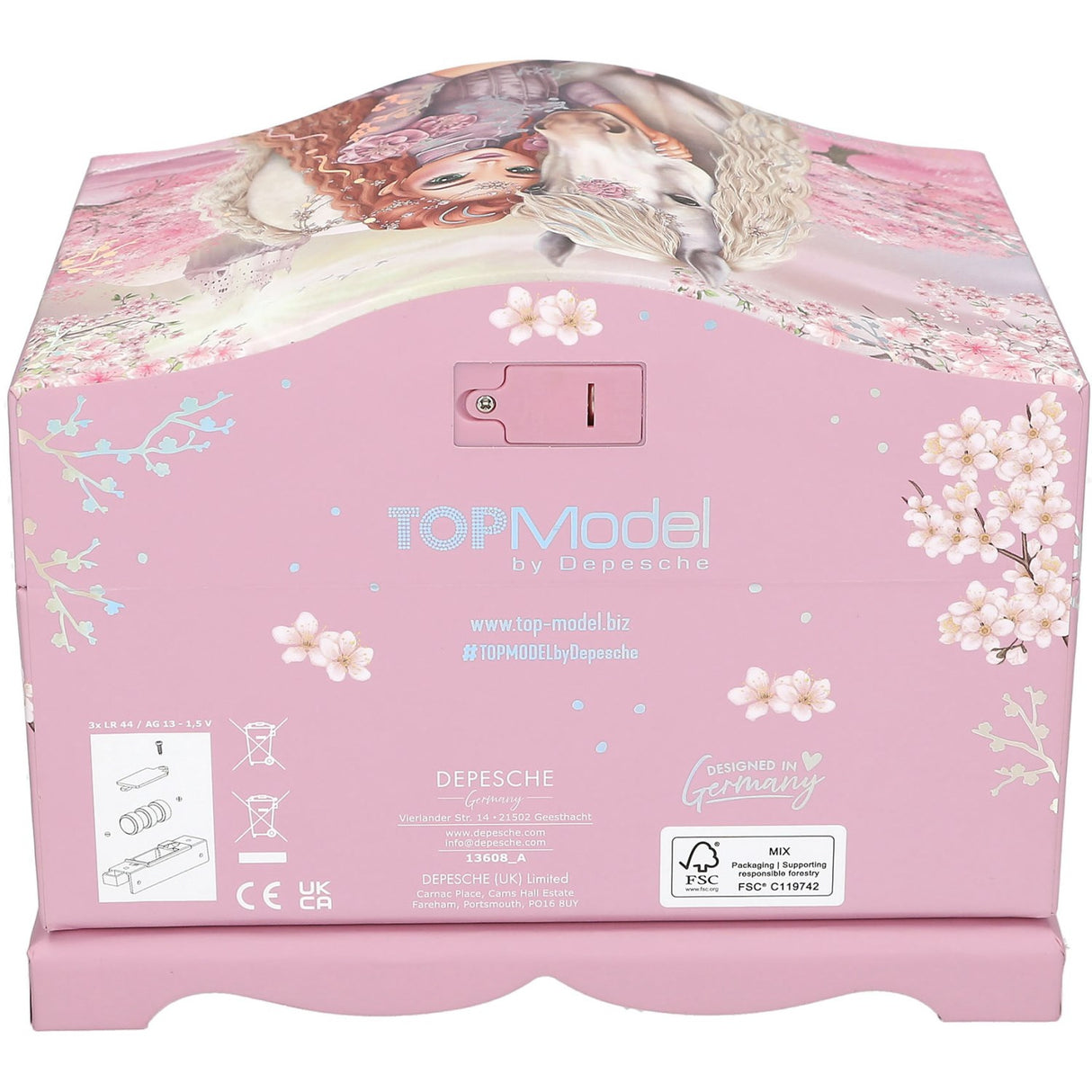 TOPModel Viva Violet Smykkeskrin Med Lys