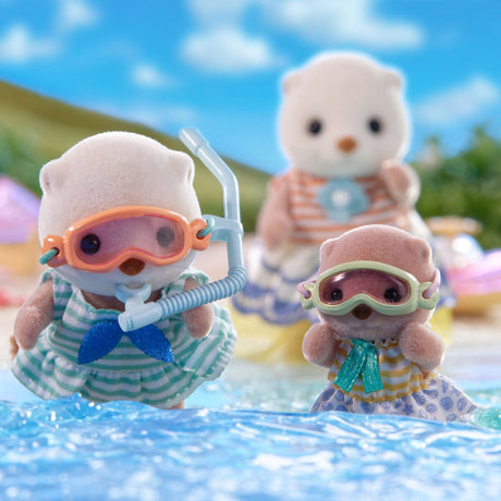 Sylvanian Families® Sea Otter Sisters - Splashy Snorkel Sæt